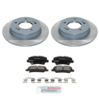 DuraGo Rear Rotors & Bosch QuietCast Ceramic Pads for Elantra L4 FWD (2011–2016)