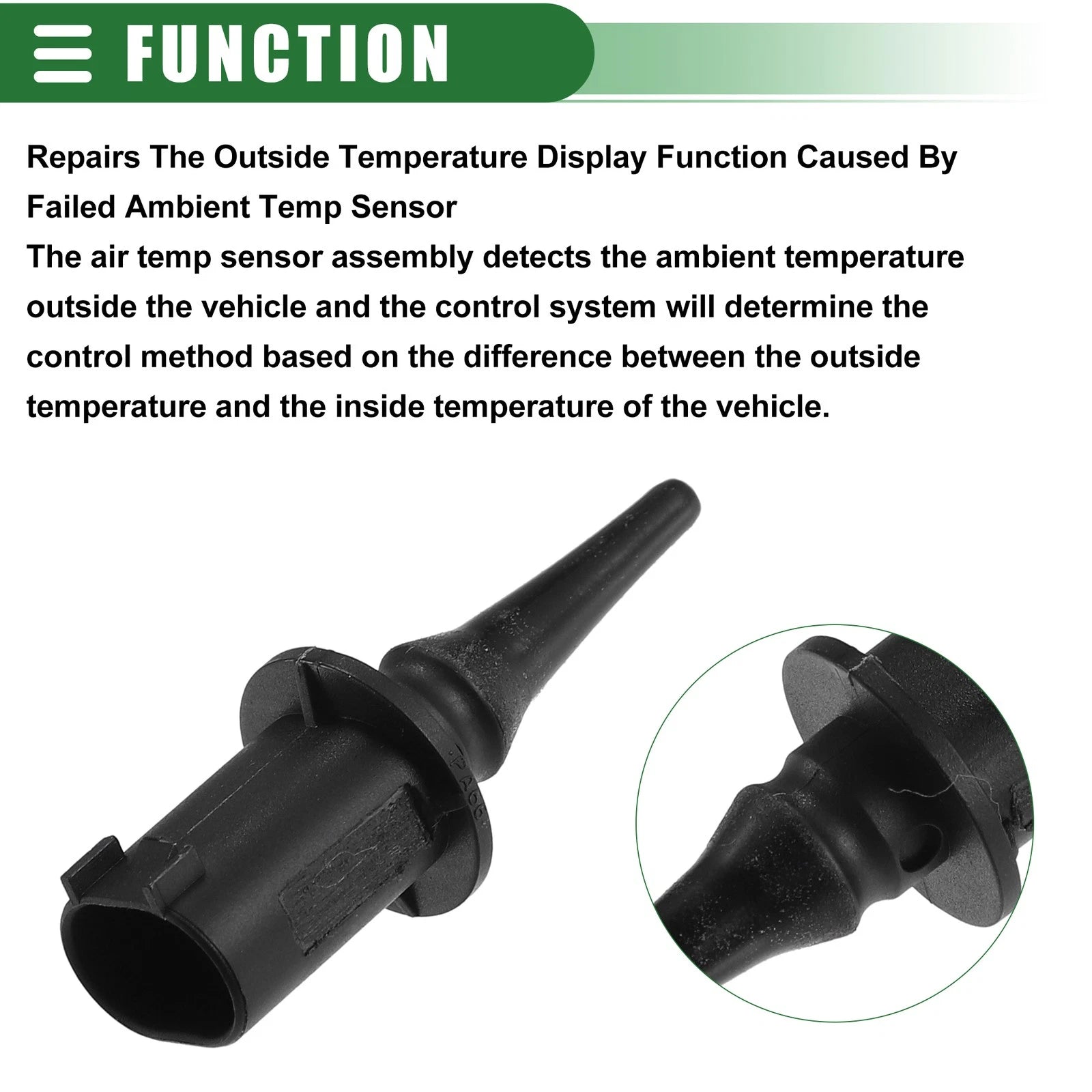 AC Ambient Air Temperature Sensor for Mazda Miata (1999–2005)