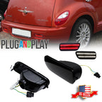 2X Euro Smoked LED Tail Lights for Chrysler PT Cruiser (2006–2010)