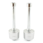 Handle Bar Risers Kit for Ducati Hypermotard 821 (2013–2015) Silver