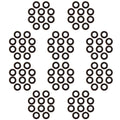 100 Pack Double Lip Grease Seals for E-Z Lube Axles (1.249" ID)