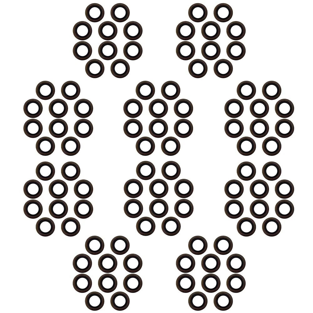 100 Pack Double Lip Grease Seals for E-Z Lube Axles (1.249" ID)