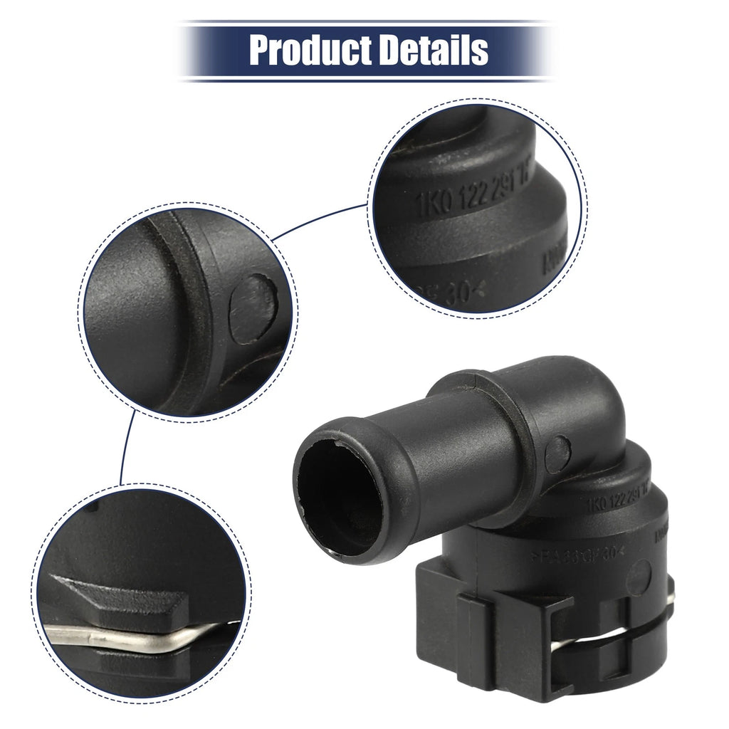 Radiator Coolant Pipe Connector Hose for Audi, Seat, Skoda (1)