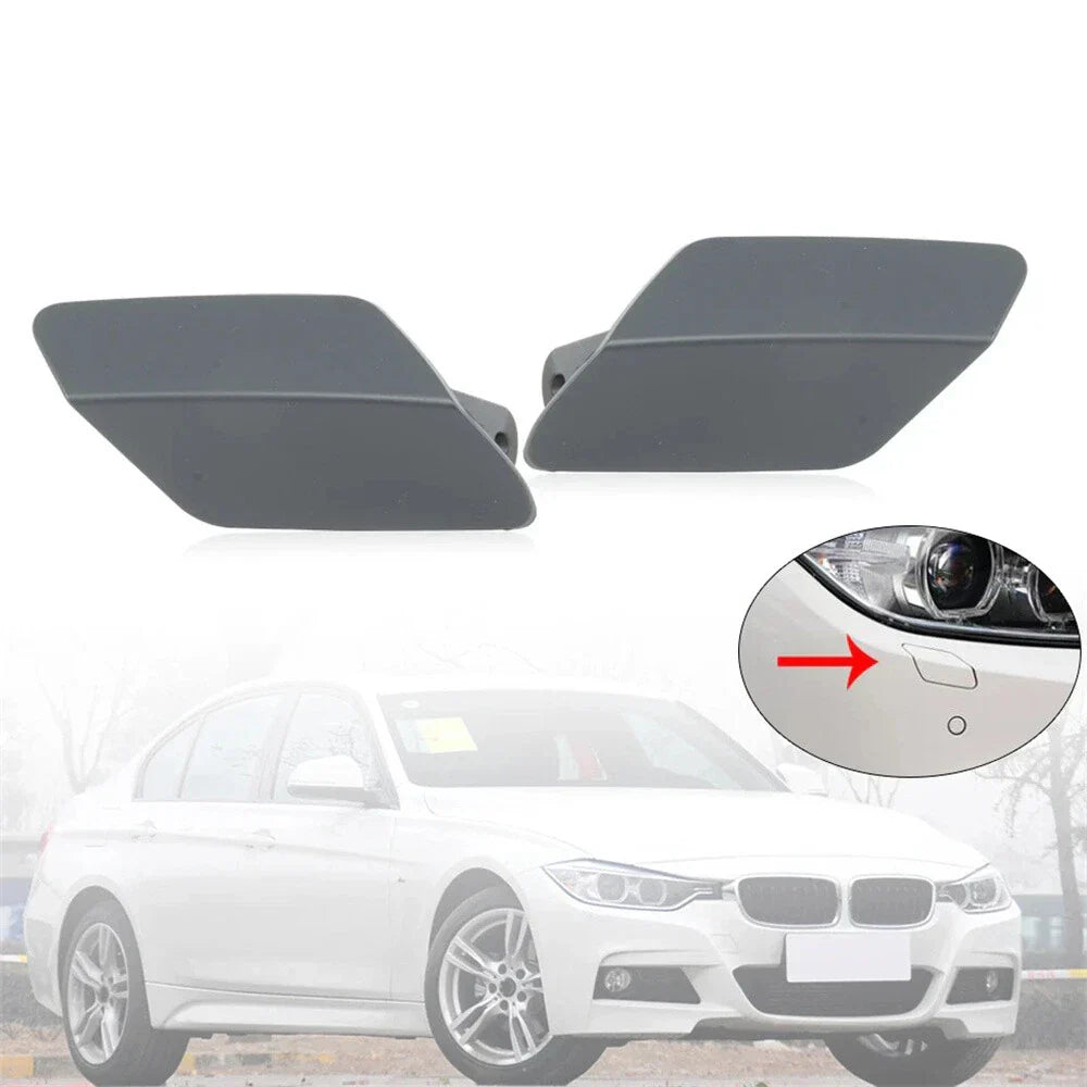 Front Headlight Washer Cap LH+RH for 2013-2018 BMW 3 Series F30 F31 F35