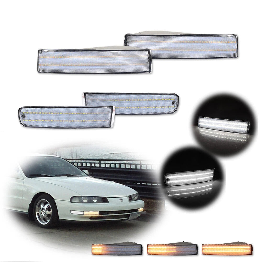 Clear Turn Signal Light Set for Honda Prelude (1992–1996)