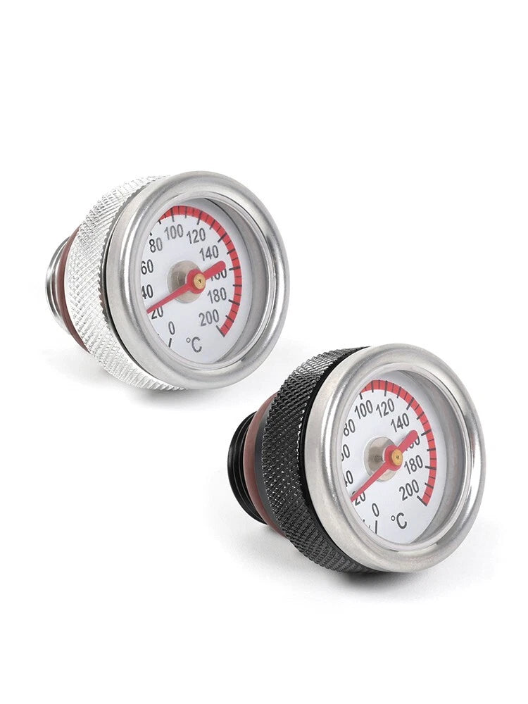 M20x1.5 Oil Temperature Gauge Filler Cap for Motorcycle (0-200°C)
