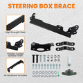 Steering Gear Box Stabilizer Bar Brace Kit for Cherokee XJ (1984–2001) Black