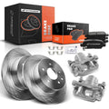 Set of 8 Rear Disc Brake Rotors & Pads for Nissan Maxima (2004–2006)