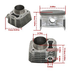 Piston Gasket Kit for Kawasaki KLF250-A Bayou 250 (2003–2011)