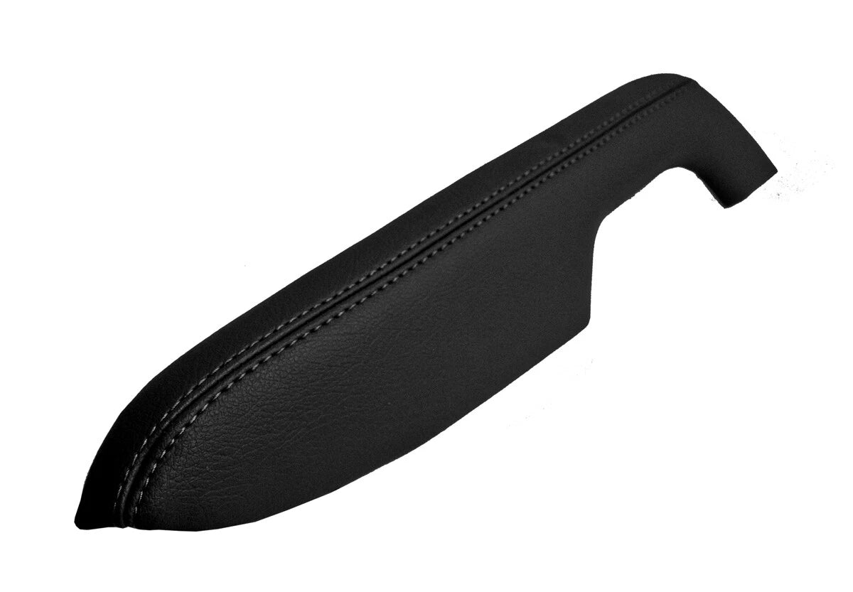 Armrest Door Panel Cover for Toyota Prius (2016–2020) Black PVC Leather