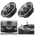 Set of 2 Front Brake Drum Hubs w/Bolts for Kawasaki Mule 600 (2005–2016)