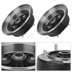 Set of 2 Front Brake Drum Hubs w/Bolts for Kawasaki Mule 600 (2005–2016)