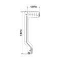 Gloss Black Heel Toe Shift Lever for Harley Street Glide (1988-2024)