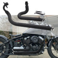 Shortshots Staggered Exhaust Pipes for Yamaha V Star 650 (1998–2010)