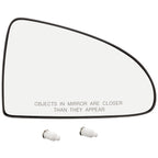 Right Convex Mirror Glass for Chevy Malibu (2004–2008) with Backing Plate