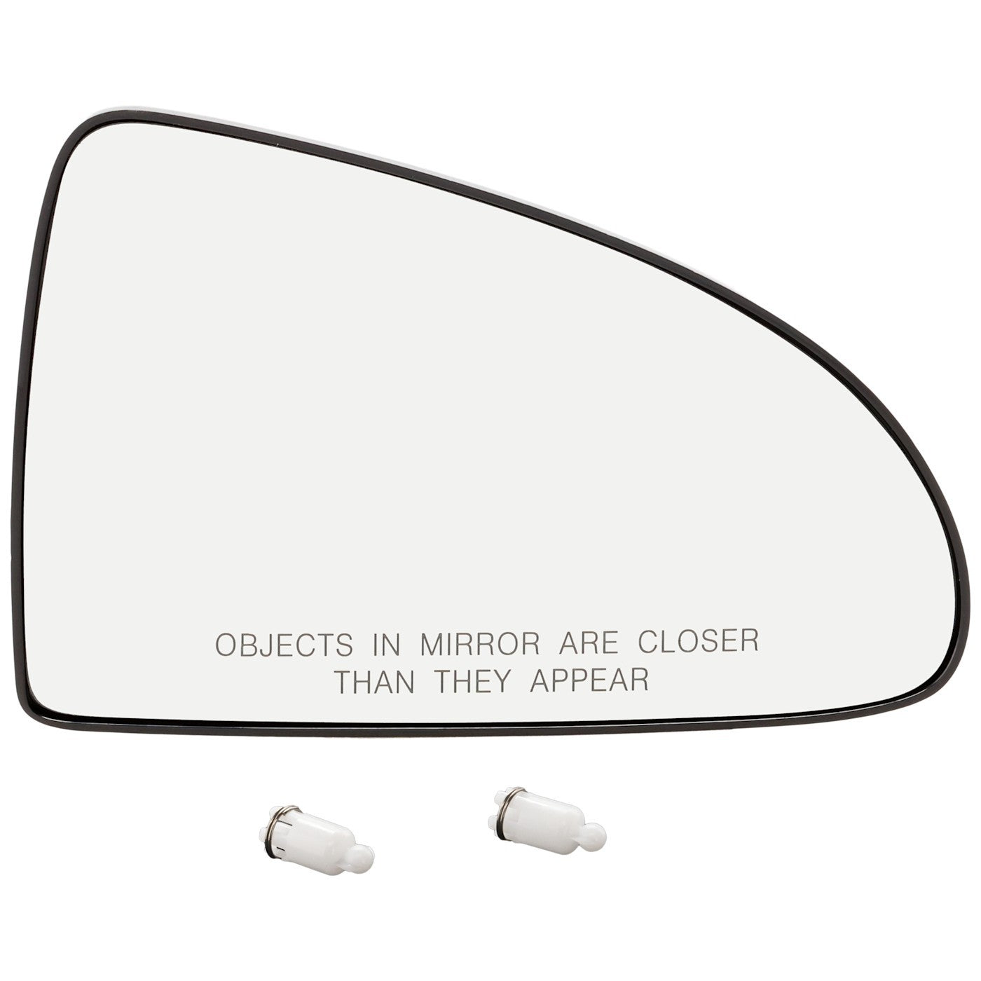 Right Convex Mirror Glass for Chevy Malibu (2004–2008) with Backing Plate