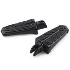 Black Front Footrests Rider Footpegs for Harley FXBB FXBR FXBRS FXLR (2018-2023)