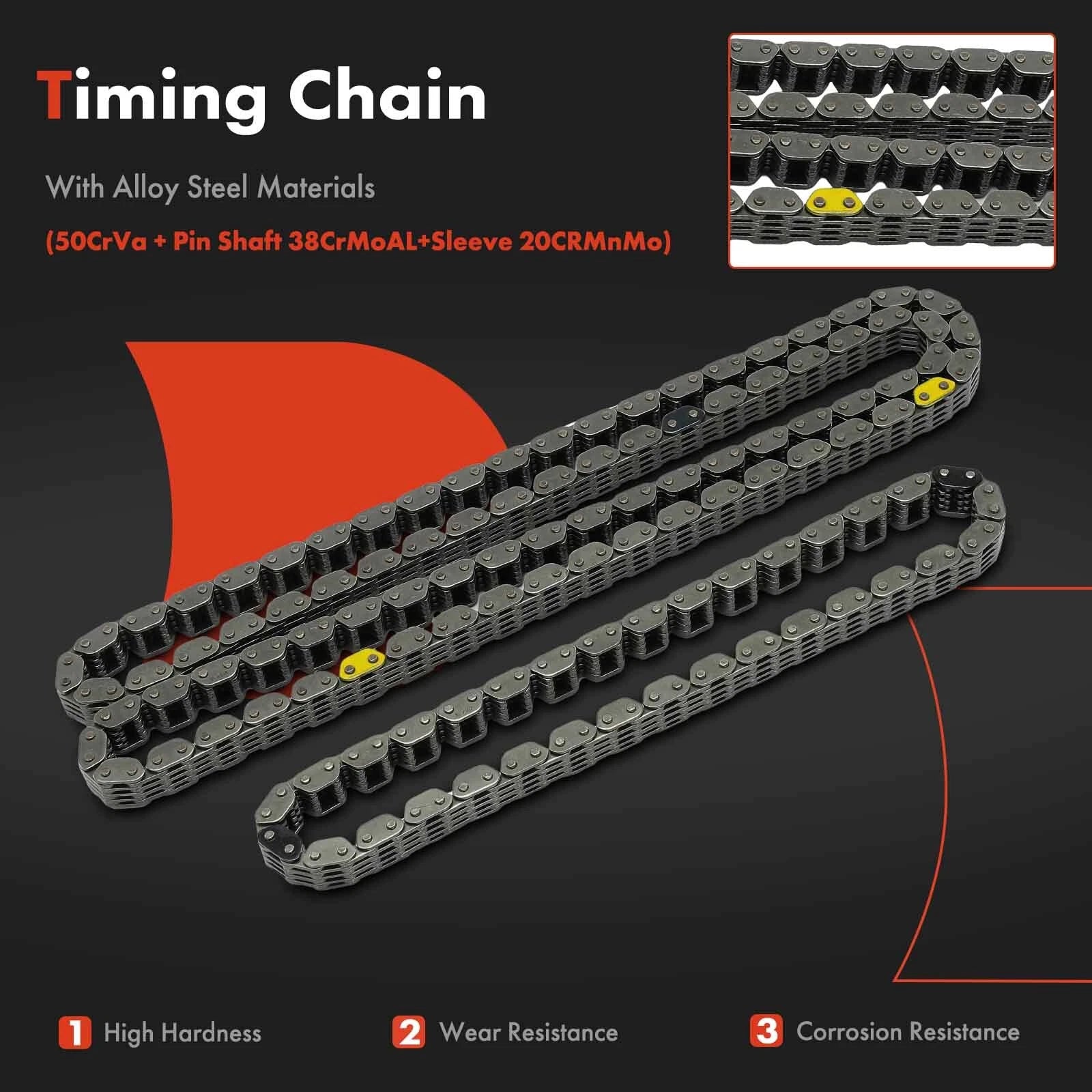 11x Timing Chain Kit for Nissan Rogue Altima (2010–2013)