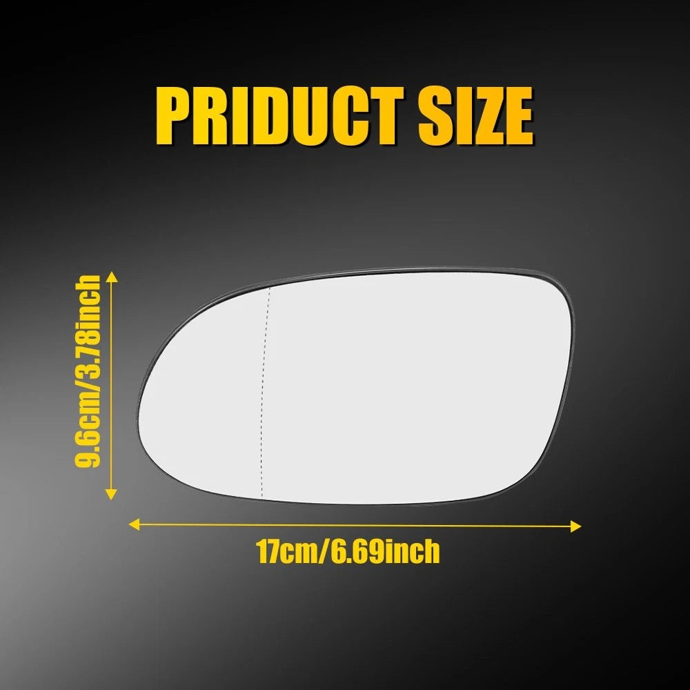 Heated Mirror Glass Replacement Left & Right for Mercedes-Benz CLK55 H (2003–2009)