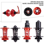 Disc Brake Hubs Set of 2 for MTB Bike (32 Holes, AL6082, 4 Sealed Bearings)
