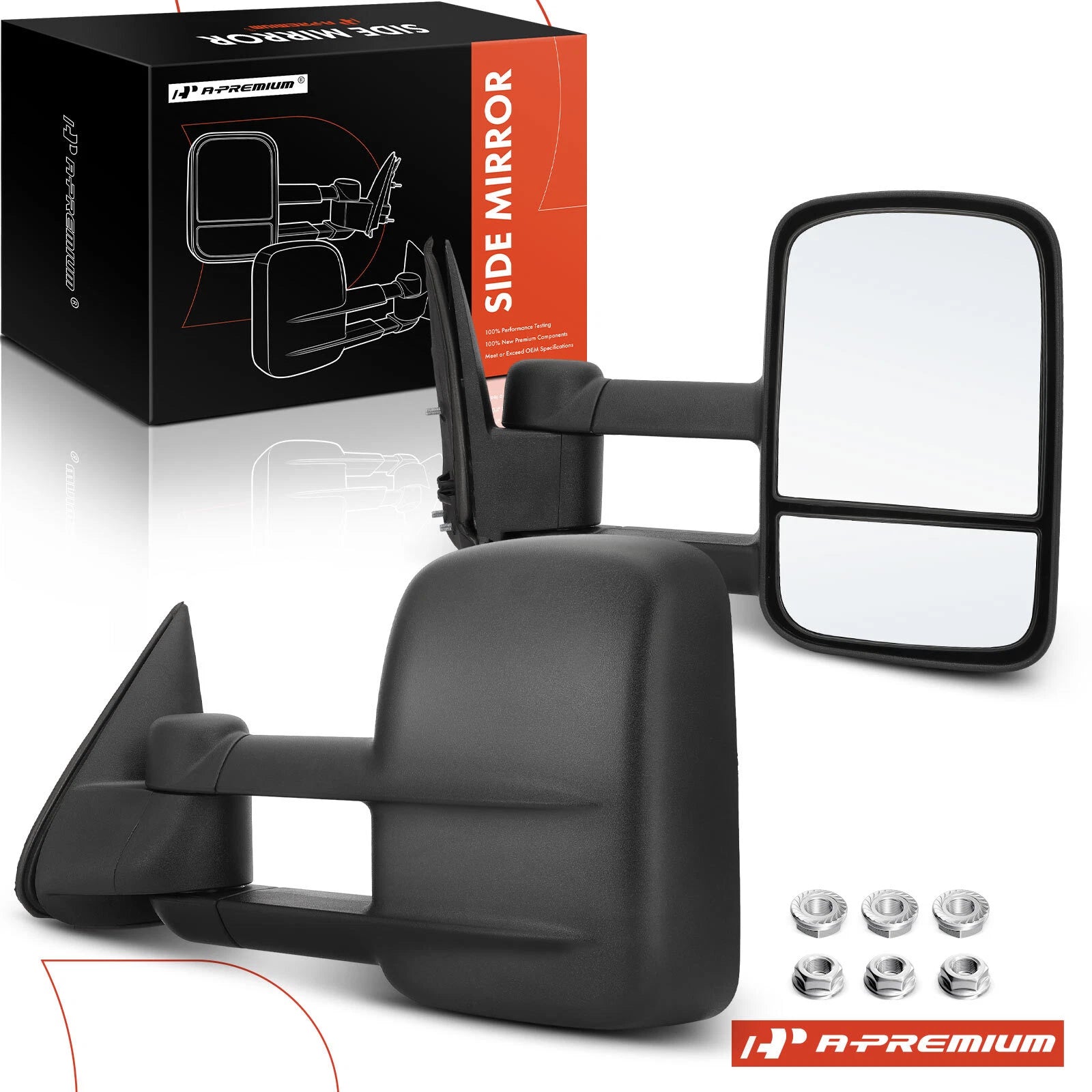 Manual Towing Mirrors for Chevy Silverado 1500 (1999–2006)