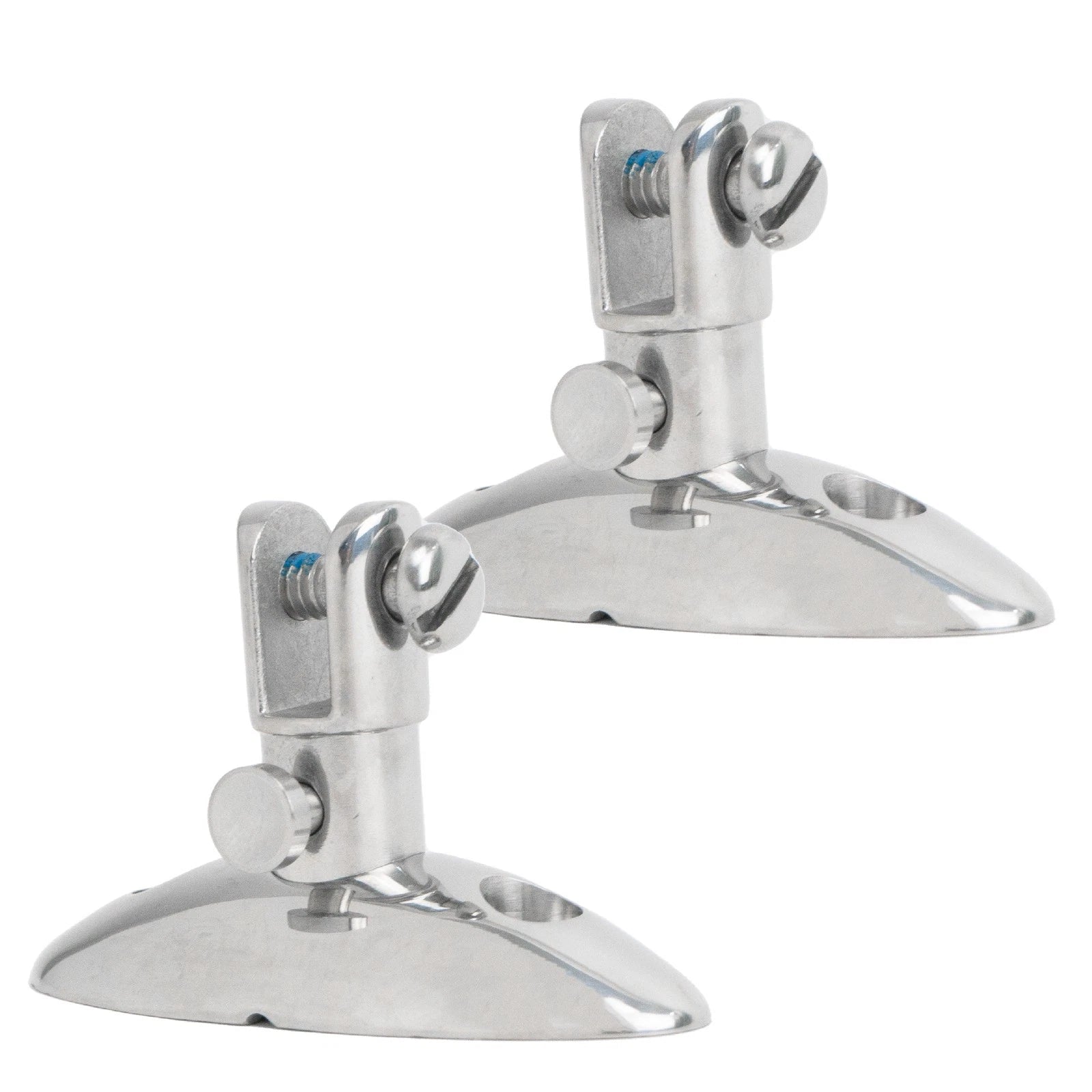 2X Quick Release 90 Degree Swivel Deck Hinge for Marine Bimini Top