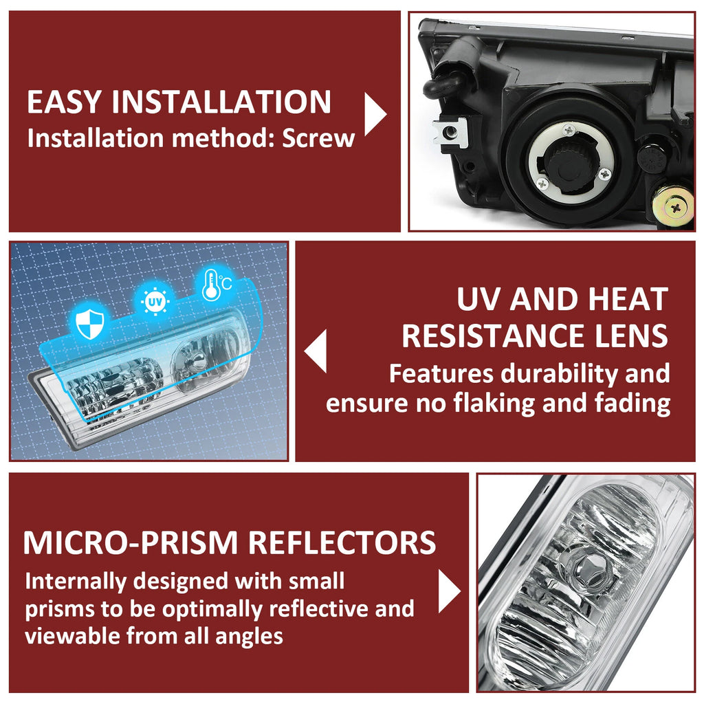 Clear Fog Lights for Acura MDX (2007–2009)