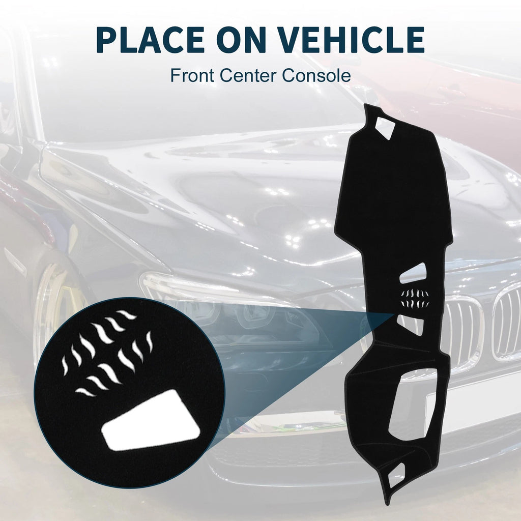 Dashboard Cover Mat for BMW 4 Series (2021) Sun Protector Pad Black