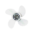 Outboard Propeller 10 5/8x12 for Yamaha 25-60HP (T25 F30 F40 F50) Aluminum 4 Blade