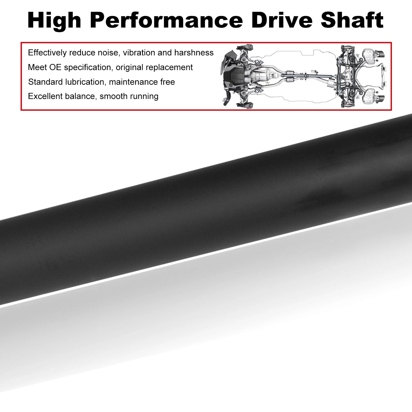 Front Driveshaft Assembly for BMW X5 (2000-2003) AWD