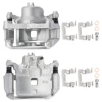 Front Disc Brake Calipers with Bracket Set of 2 for Nissan Sentra (2007–2019)