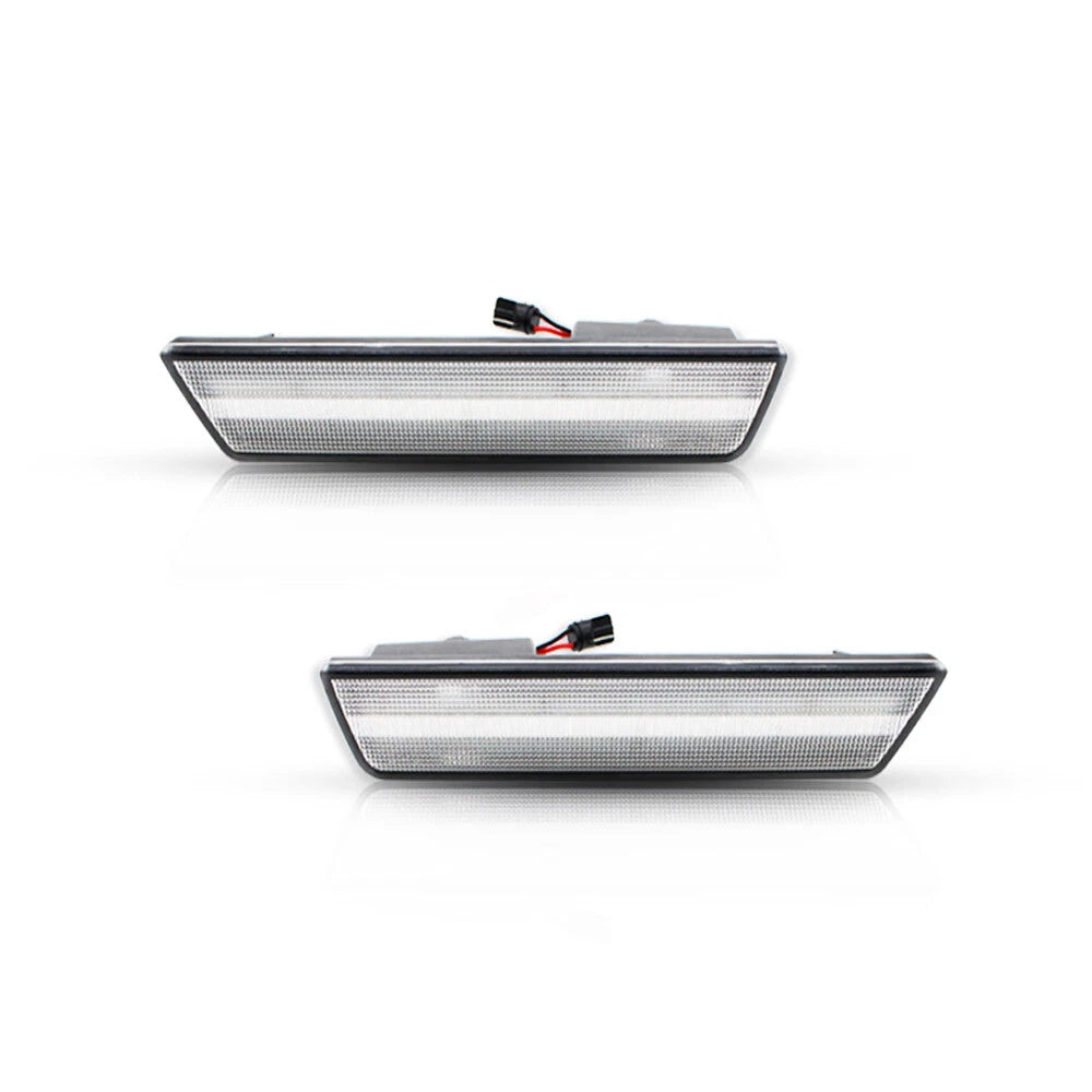 2pc Amber LED Front Side Marker Lights for Dodge Challenger (2008–2014)