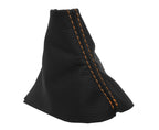 Manual Shift Boot Leather for Ford Mustang (2015–2020) Orange Stitch