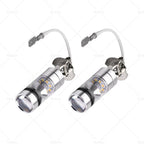 2x H3 100W LED Cree Fog Light Bulbs for BMW E46 E90 (2001–2011)