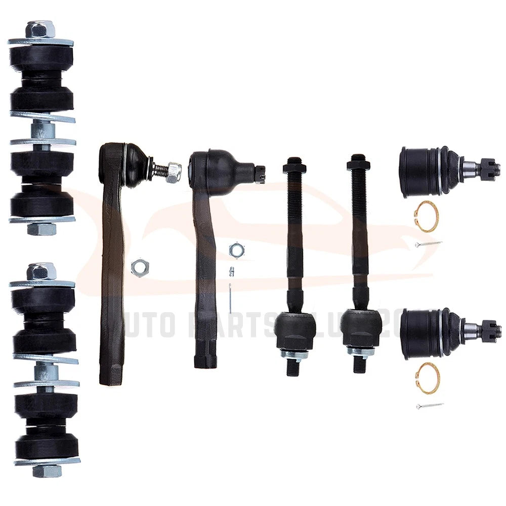 8Pcs Front Lower Ball Joint Steering Sway Bar Tie Rod for Acura Integra (1994–1997)