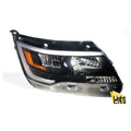 Passenger Side Headlight Assembly for Ford Explorer (2016–2017) RH, Black Bezel