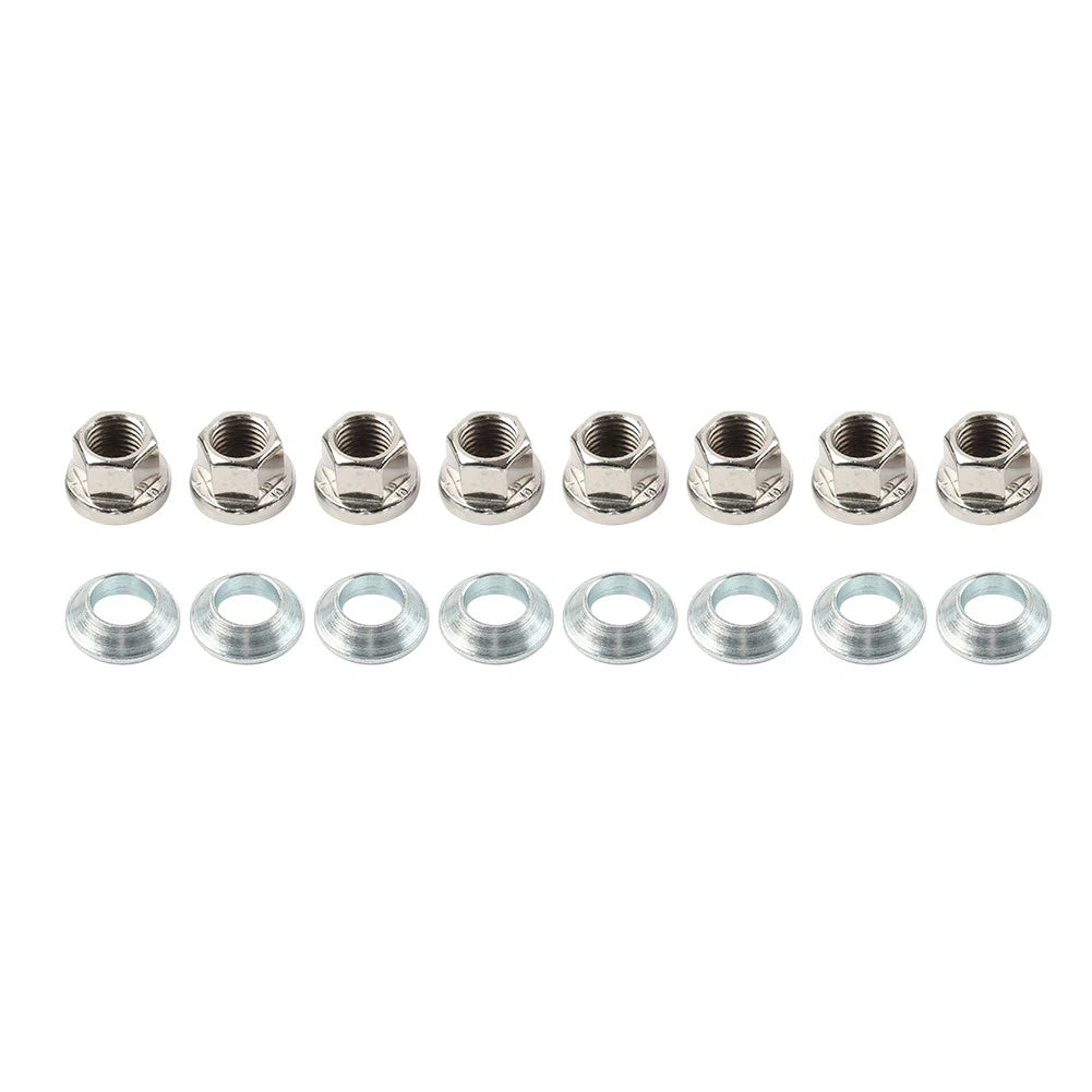 8pcs Wheel Flange Lug Nut Kit M10-1.25 for Honda TRX450R (2004–2009)