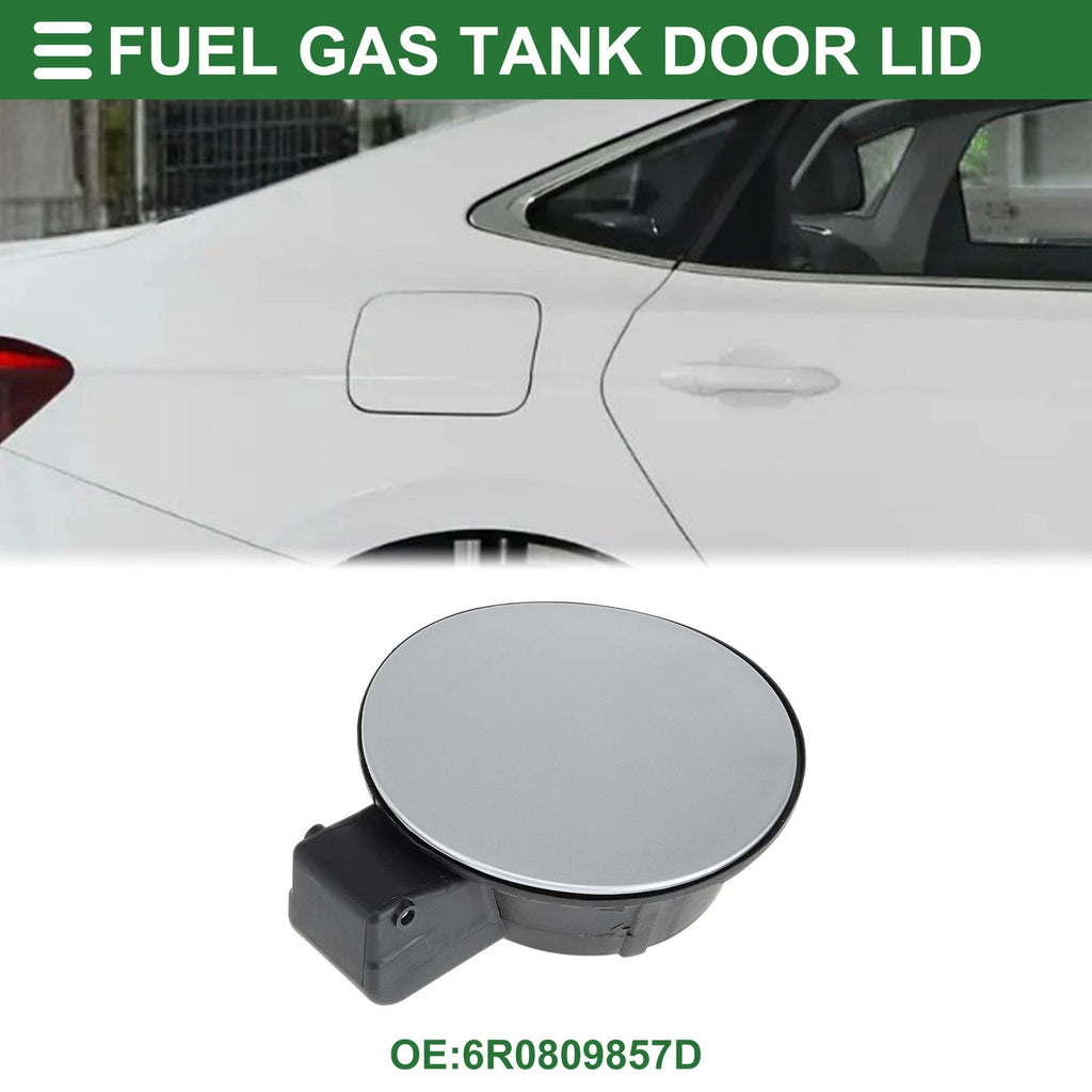 Fuel Tank Door Cap for Volkswagen Polo (2011–2018) Silver Tone