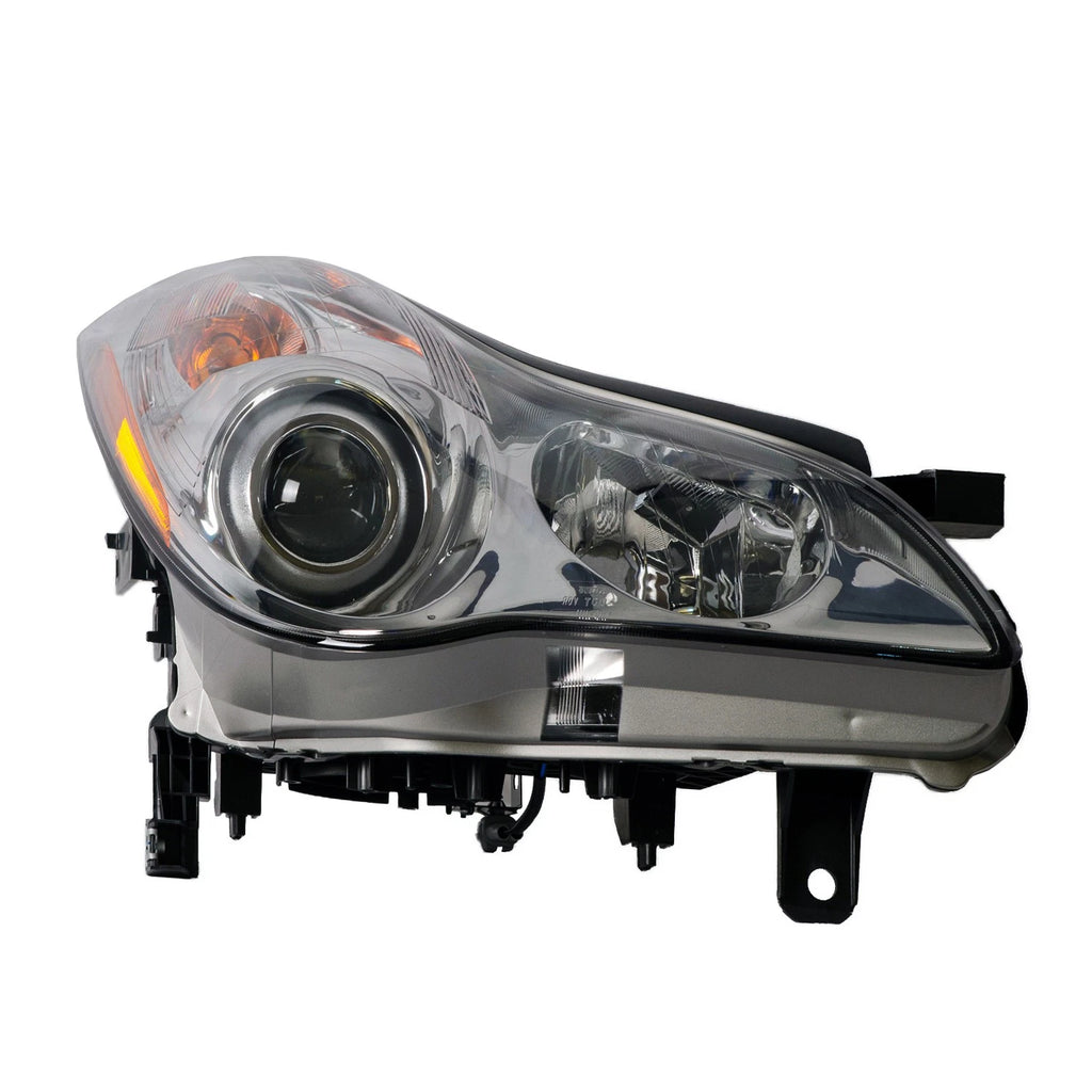 Headlight Lens Housing Passenger Side Replacement for Infiniti EX35 (2008–2009)