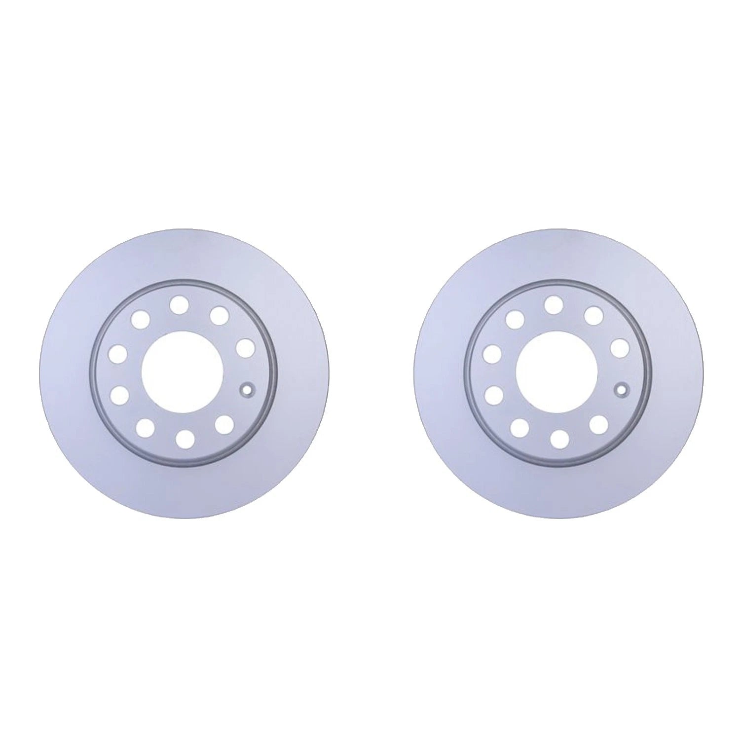 Set of 2 Rear Solid 255mm Disc Brake Rotors for Audi A4 Quattro Avant