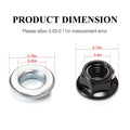 Stainless Steel Wheel Lug Flange Nuts for Yamaha Raptor 660R (2001–2005)