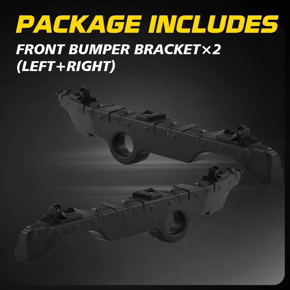 Front Bumper Cover Support Brackets for Chevy Silverado 1500 (2019–2023) Pair