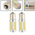 2X 1156 33SMD Amber Yellow LED Turn Signal Bulbs for Universal Fit