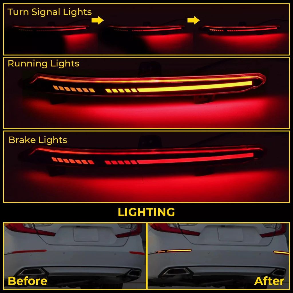 LED Reflector Tail Light for Honda Accord (2018–2022)