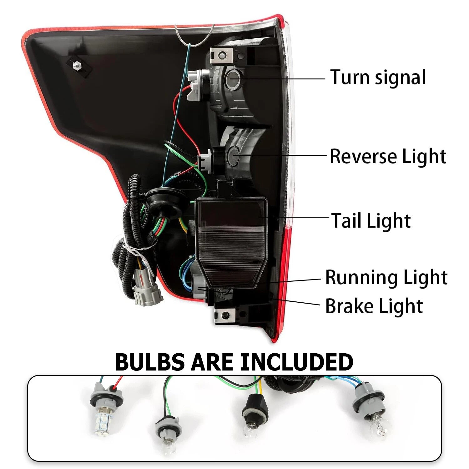 Right Passenger Side Rear Tail Light Assembly for Nissan Titan XD (2016–2023)