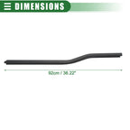 Front Right Window Belt Weatherstrip for Ford F-250 (1999–2016) Black