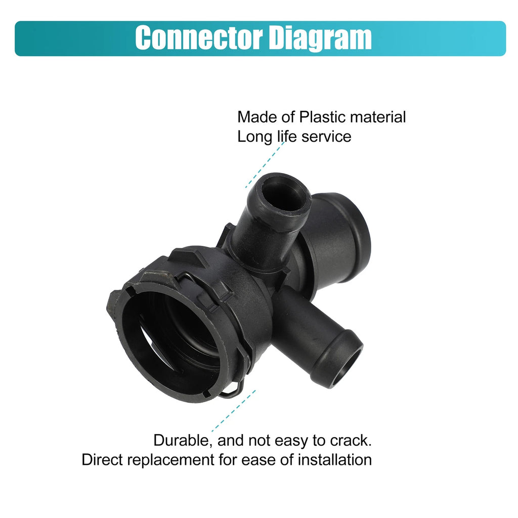 Engine Coolant Hose Connector No. 4F0122293A/3B0122291K for Audi A4 (2009–2022)