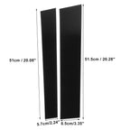 Set of 4 Door Cover Panel Trim Pillar Post Stickers for Toyota Tundra (2007–2021)