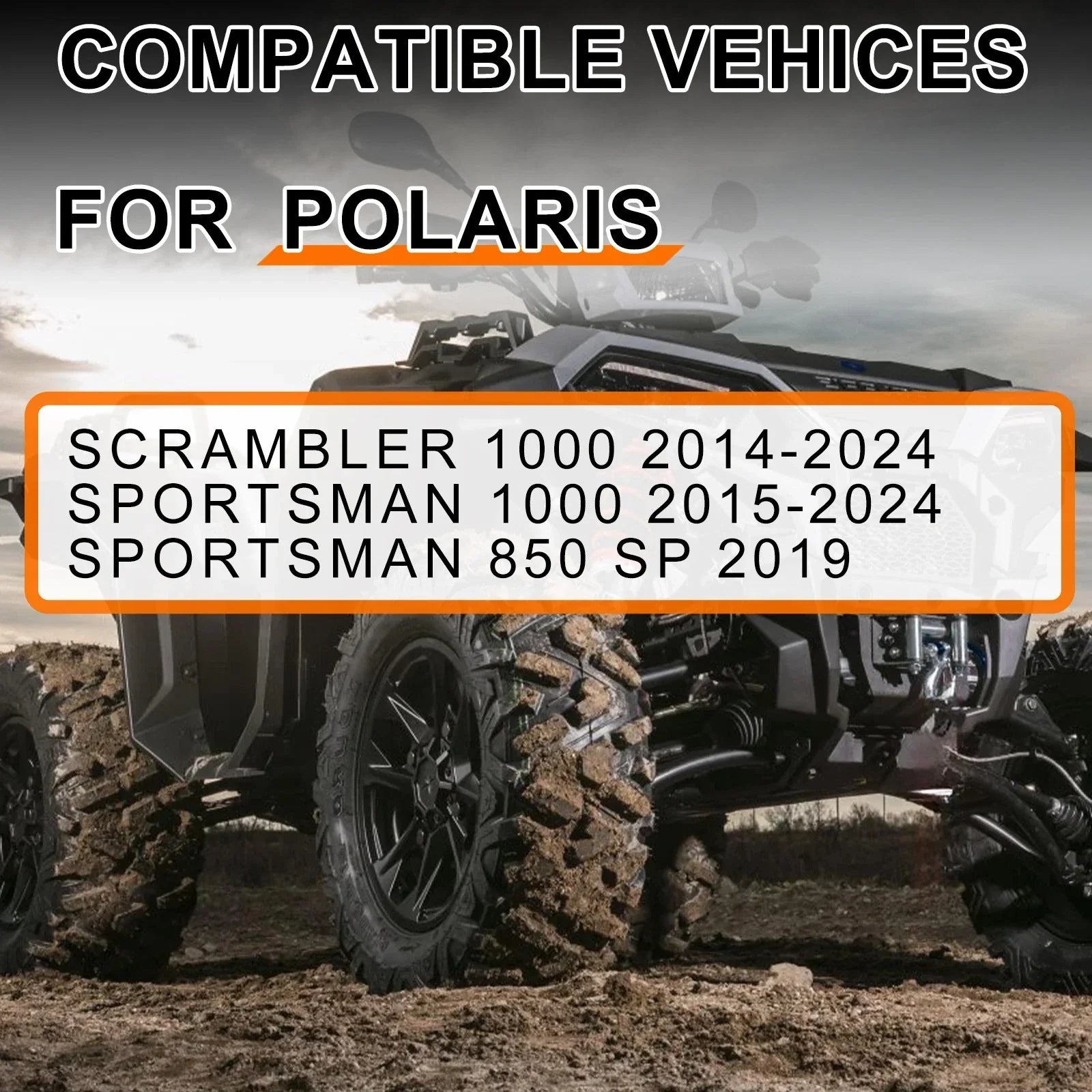 2 x Spark Plug Wire & Cap for Polaris Sportsman 1000 (2015–2024)