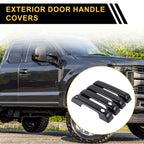 Set of 4 Exterior Door Handle Covers for Ford F-150 (2021–2024) Carbon Fiber